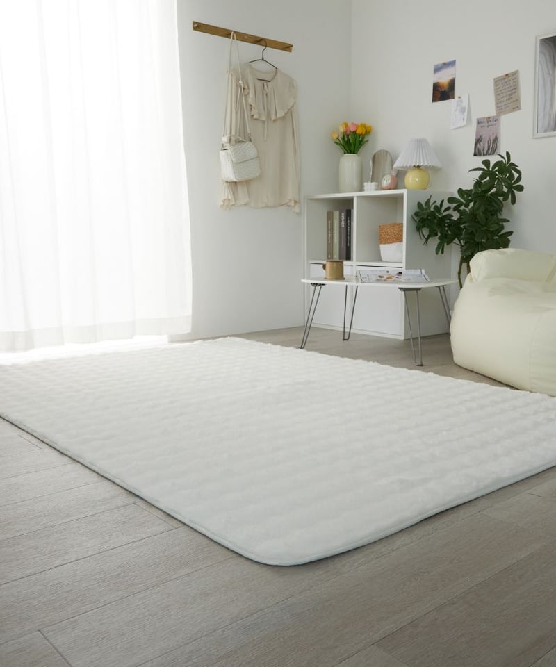 送料無料】ぽこぽこファーカーペット | LARME de LAPIN（ラルムドラパン）