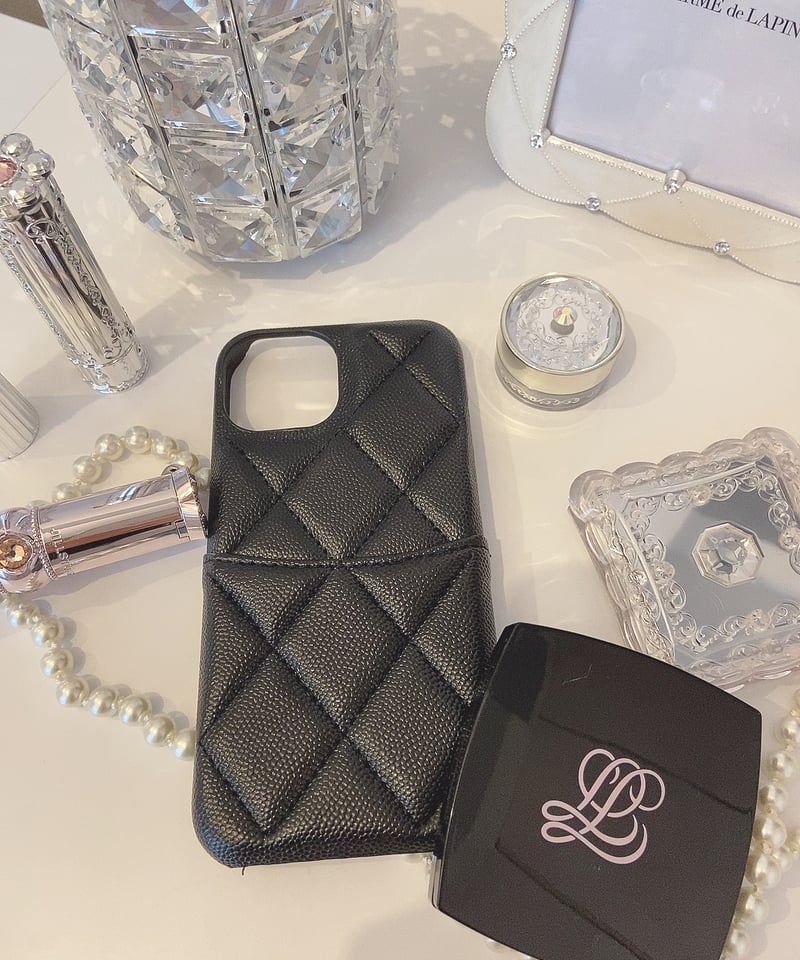 キルティングレザーiPhoneケース | LARME de LAPIN（ラルムドラパン）