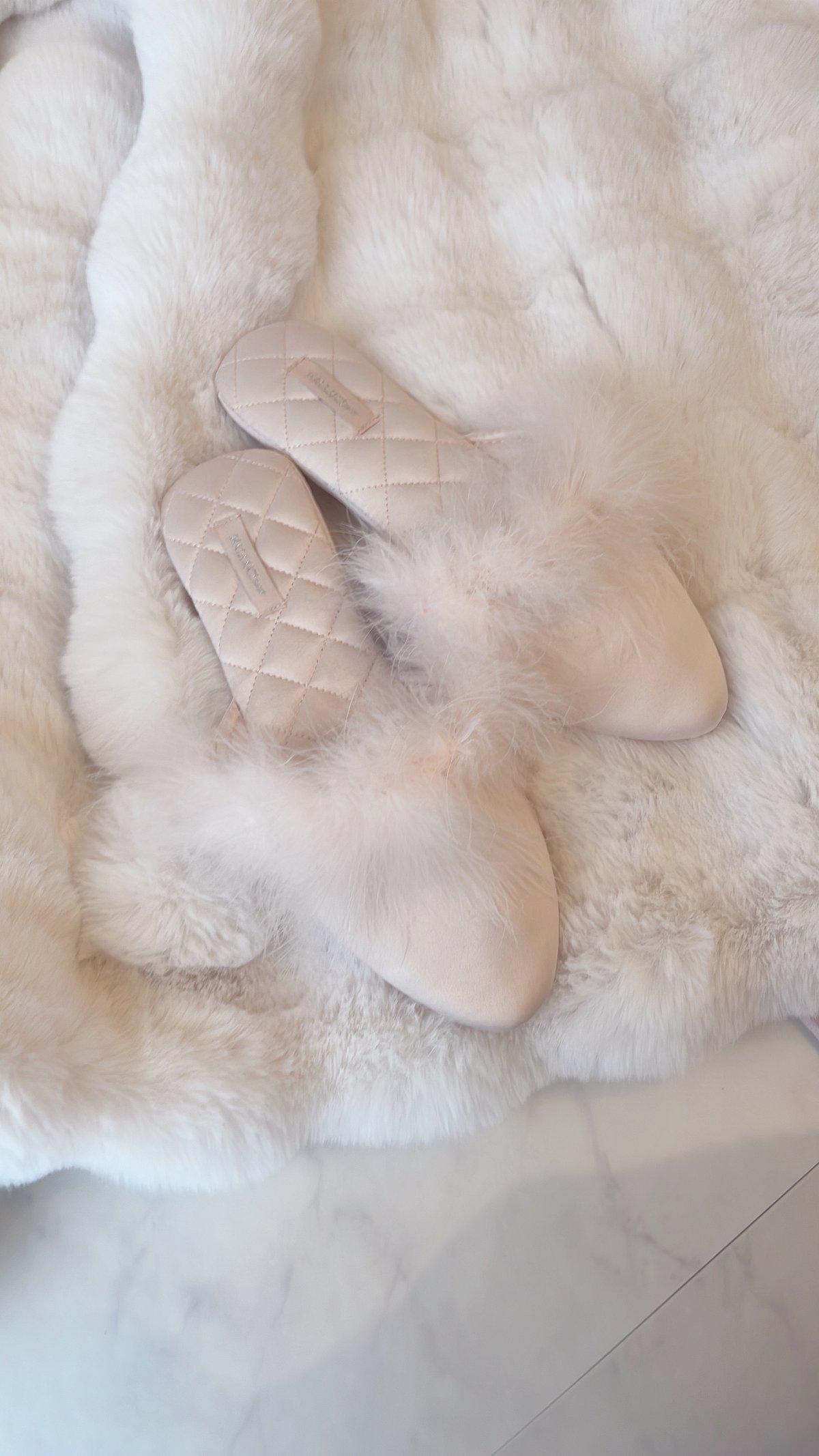 キルティングファースリッパ | LARME de LAPIN（ラルムドラパン） 