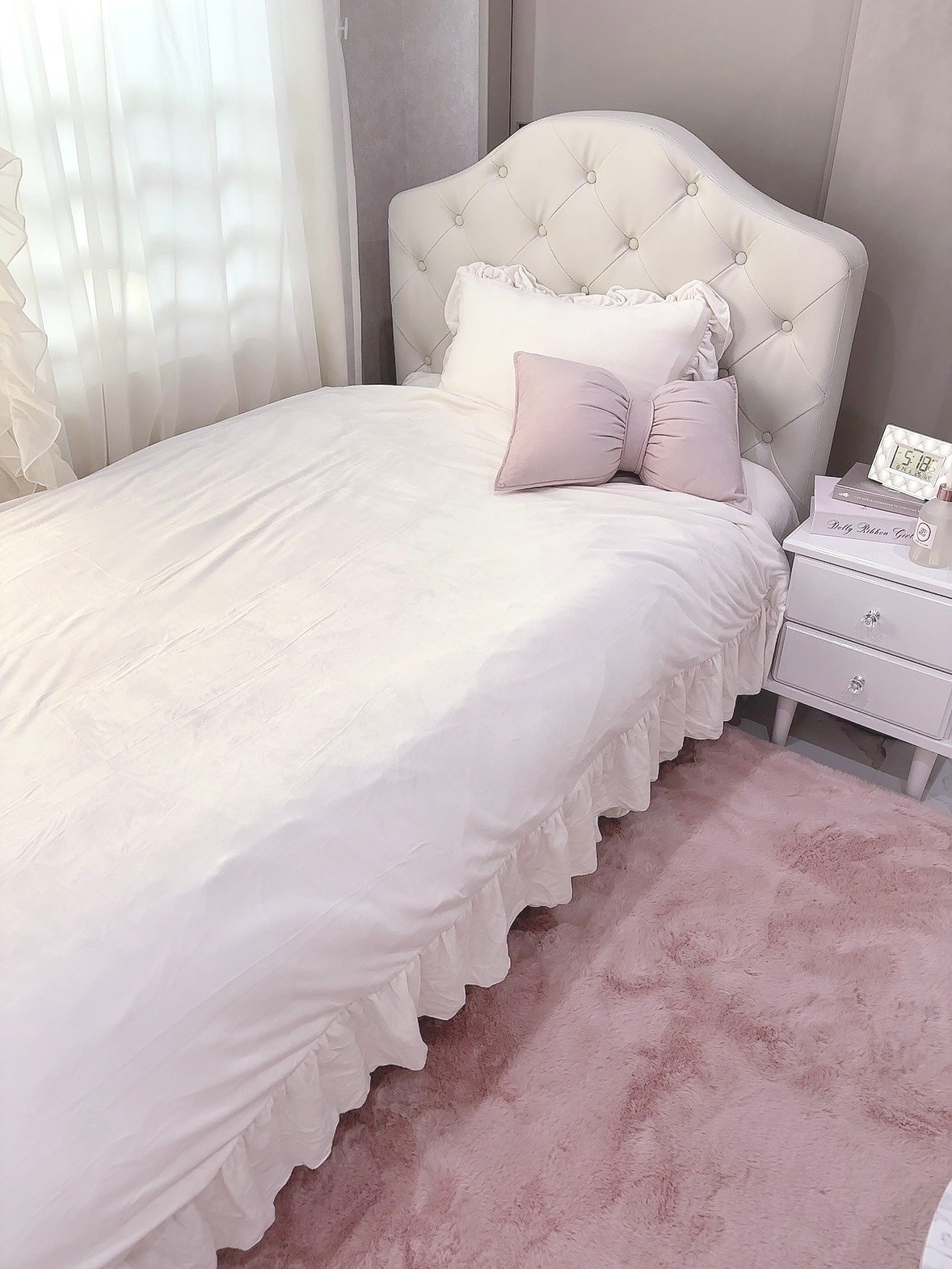 ふわとろフリル寝具カバー | LARME de LAPIN（ラルムドラパン）