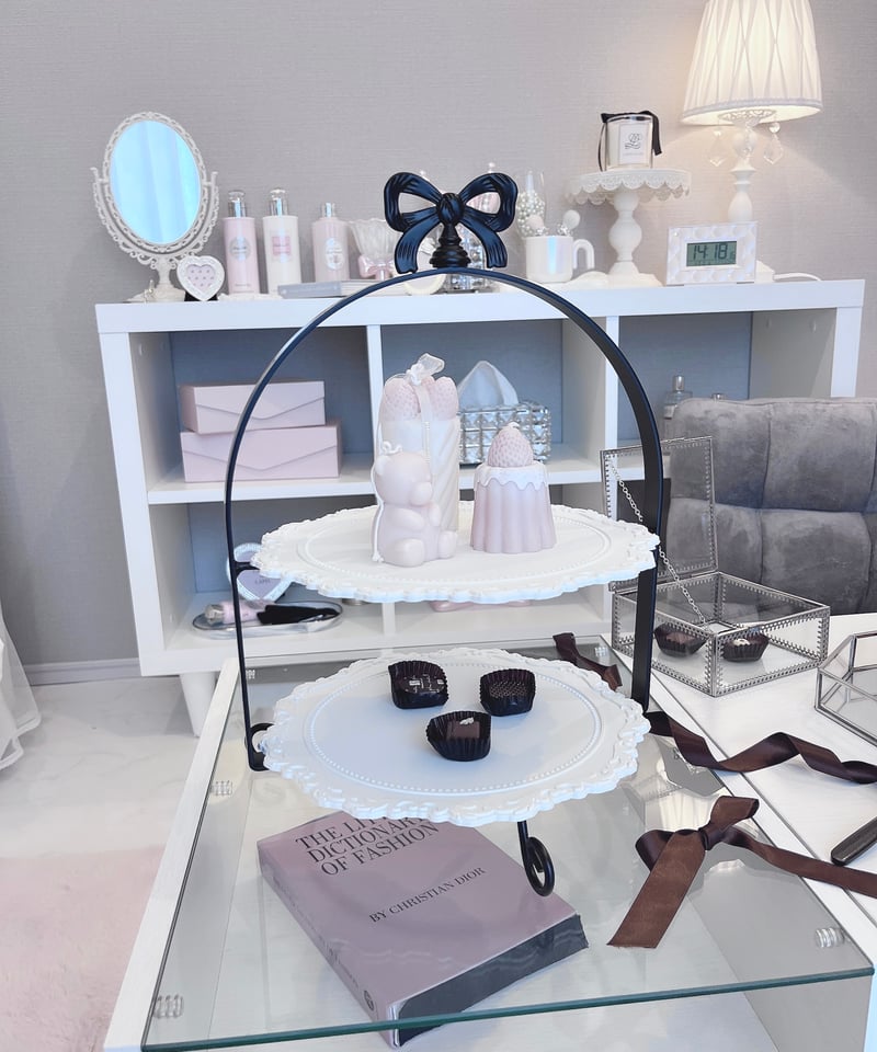 2段リボンアクセサリースタンド | LARME de LAPIN（ラルムドラパン）