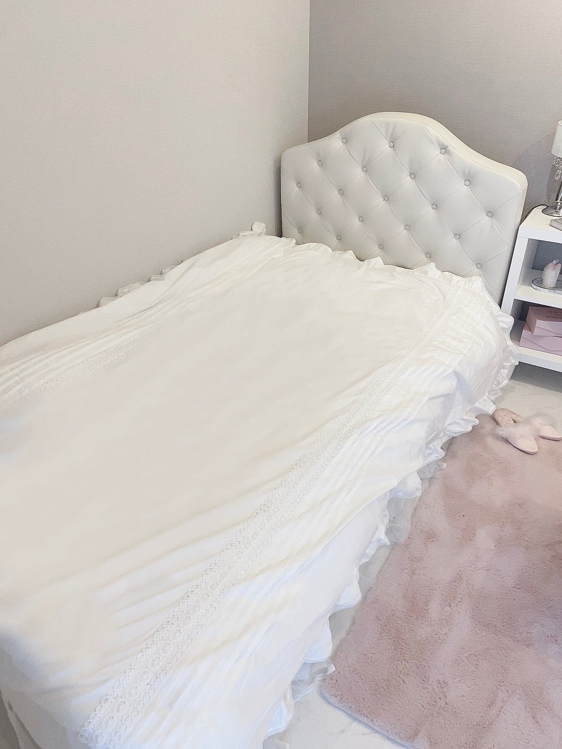 送料無料】キルティングレザーベッド | LARME de LAPIN（ラルムドラパン）