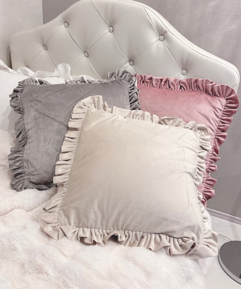 プリンセスフリルクッション | LARME de LAPIN（ラルムドラパン）