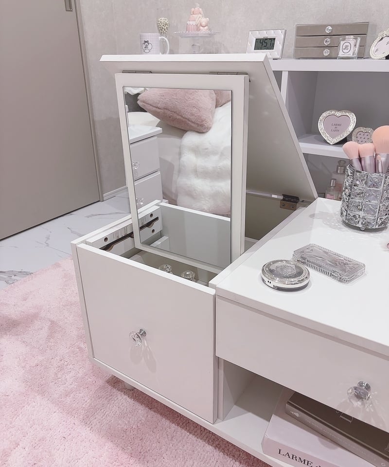 送料無料】クリスタル2wayドレッサーテーブル | LARME de LAPIN