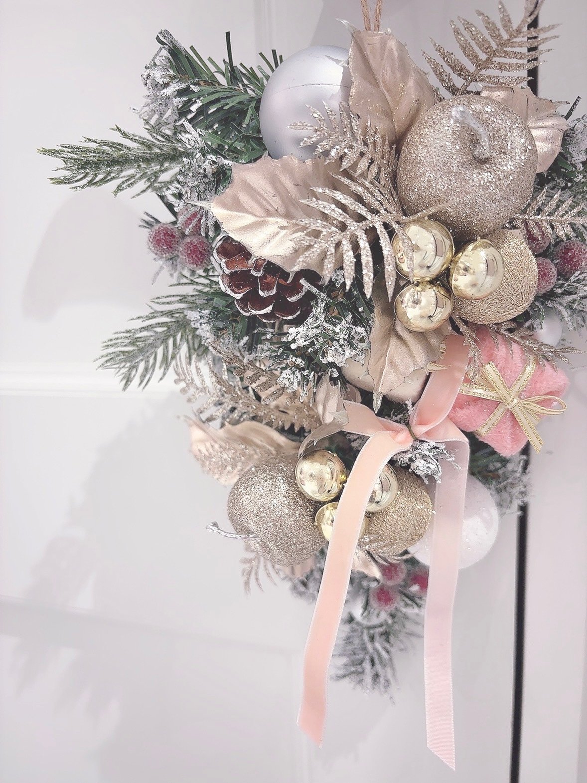 クリスマスリボンスワッグ | LARME de LAPIN（ラルムドラパン）