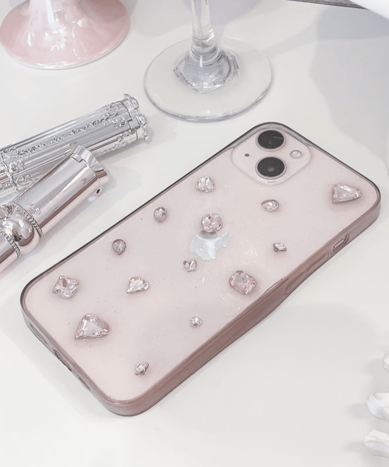 ハートストーンクリアiphoneケース | LARME de LAPIN