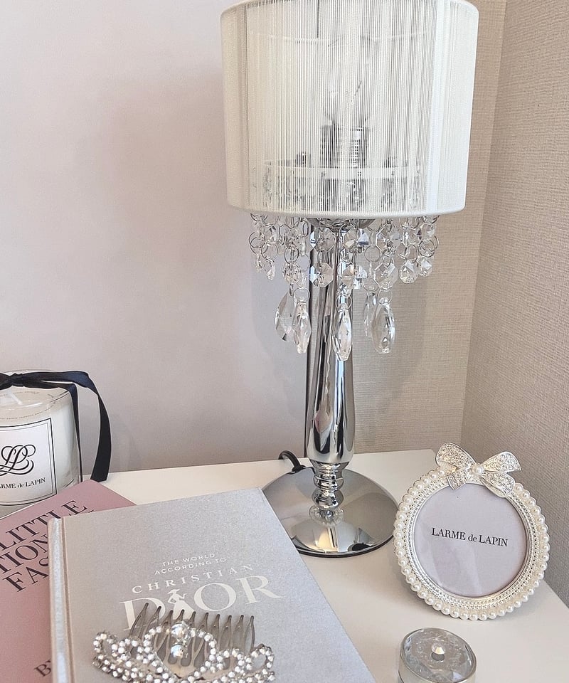 クリスタルテーブルランプ