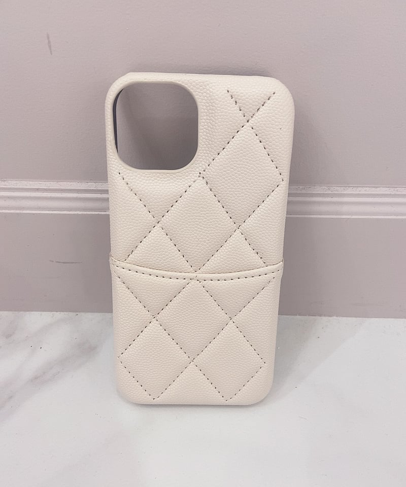SOPHNET. DEMIURVO レザーキルティング iPhoneケース SOPH.別注カスタムハードケース LEATHER PHONE CASE for