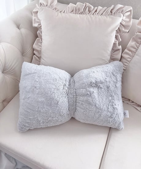 もちふわリボンクッション