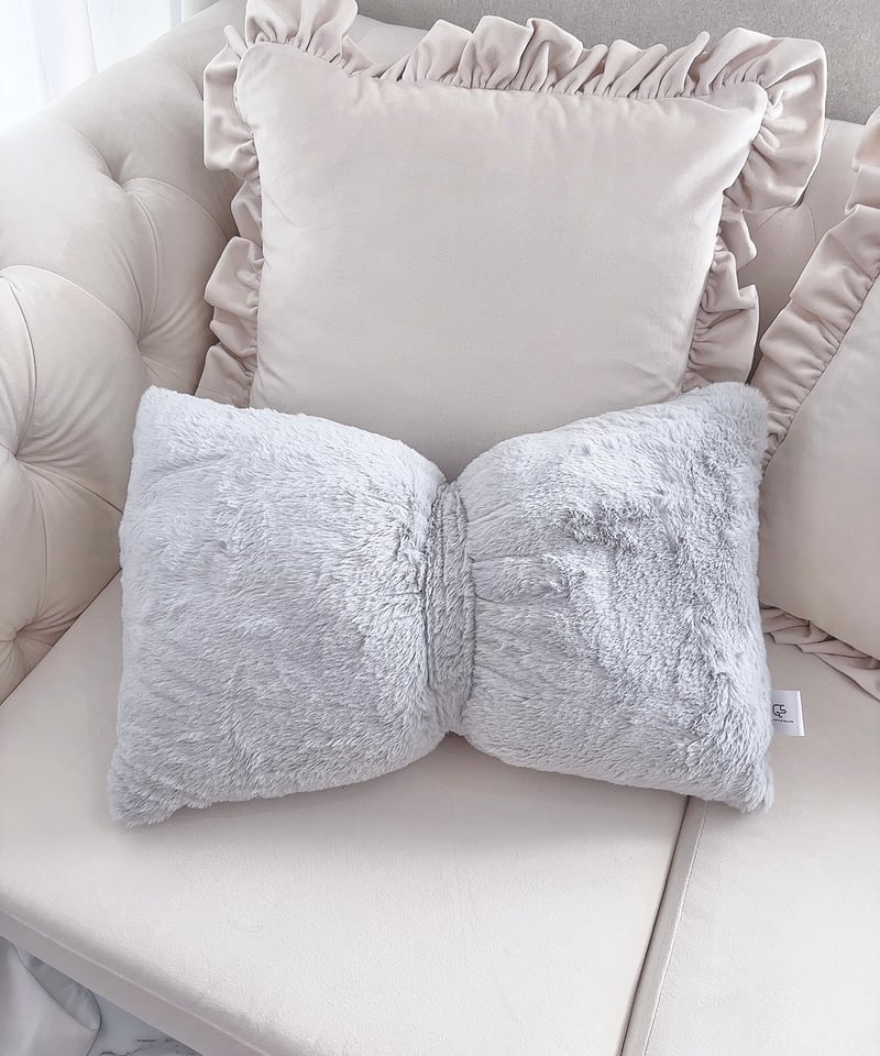 もちふわリボンクッション | LARME de LAPIN（ラルムドラパン）