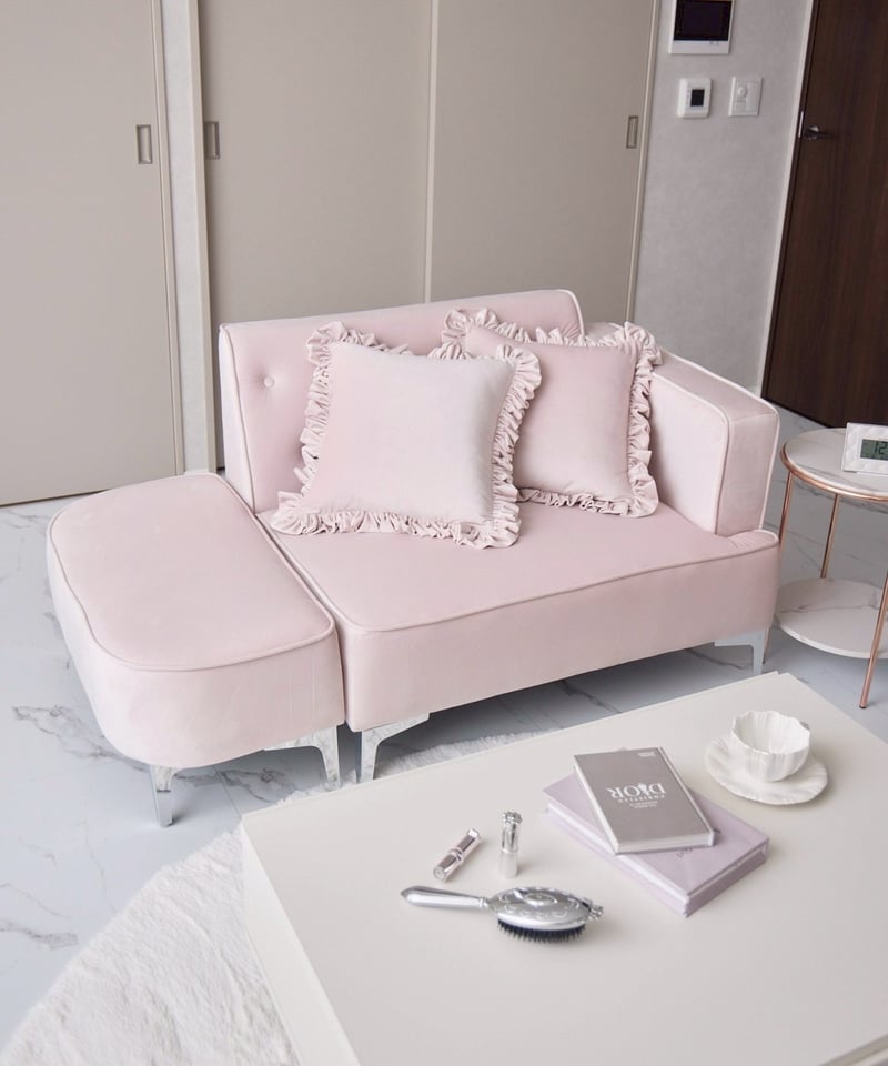 ベルベットボタンカウチソファ | LARME de LAPIN（ラルムドラパン）