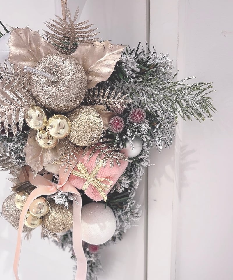 クリスマスリボンスワッグ | LARME de LAPIN（ラルムドラパン）