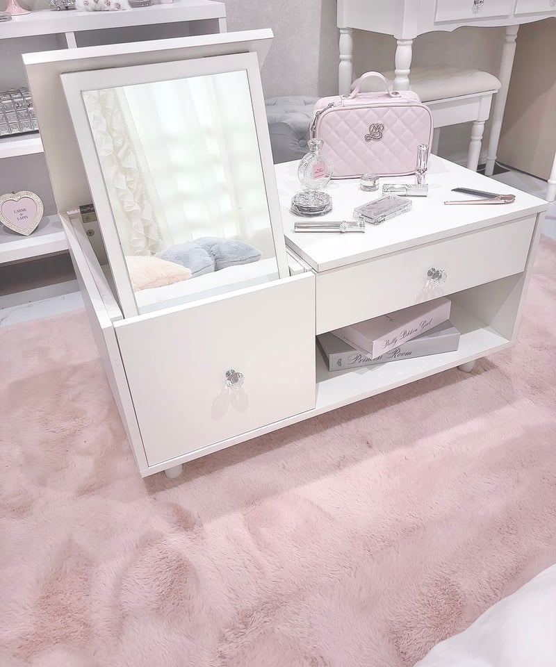 予約販売】クリスタル2wayドレッサーテーブル | LARME de LAPIN