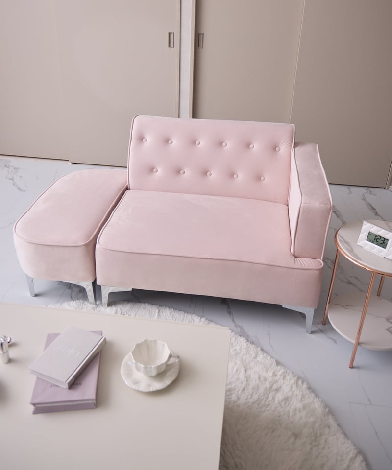 ベルベットボタンカウチソファ | LARME de LAPIN（ラルムドラパン）