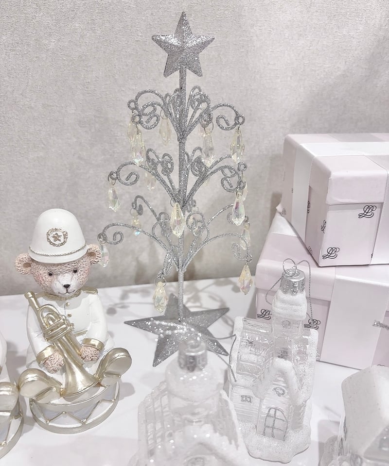 【クリスタル】ワイヤーツリー飾り クリスタル】ワイヤーツリー飾りの通販 by ☆boum☆｜ラクマ