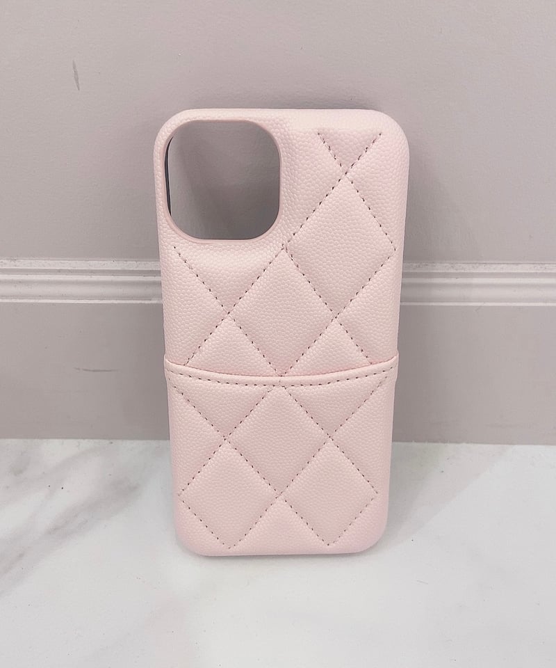 ラク♡プラダiPhoneケース13♡ピンクキルティングレザー♡白 2点 ラク様専用♡プラダiPhoneケース13♡ピンクキルティングレザー