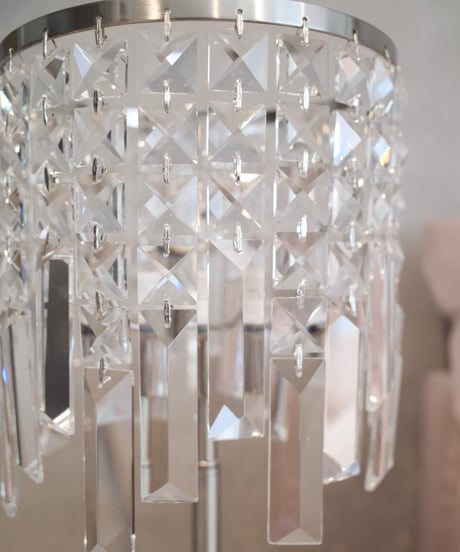 クリスタルガラステーブルランプ