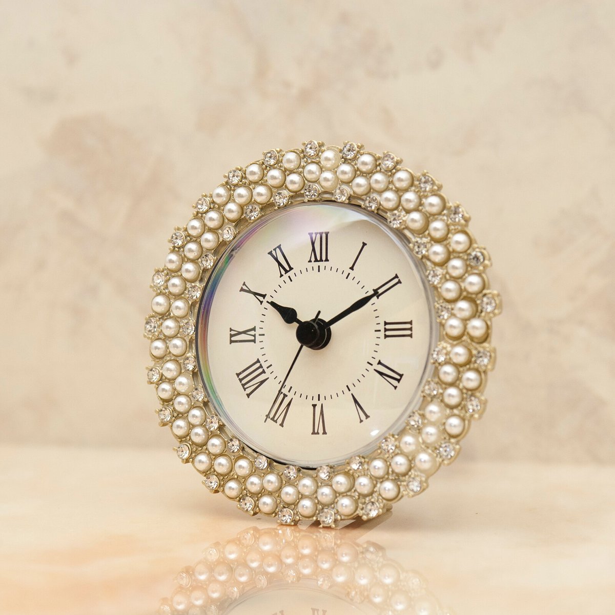 クリスタルパール置き時計 | LARME de LAPIN（ラルムドラパン）