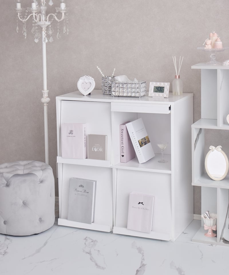♡ピュアホワイト　フラップラックアンティーク飾り家具♡ 0_778f447ef6c6502f7e316e8dfbf4