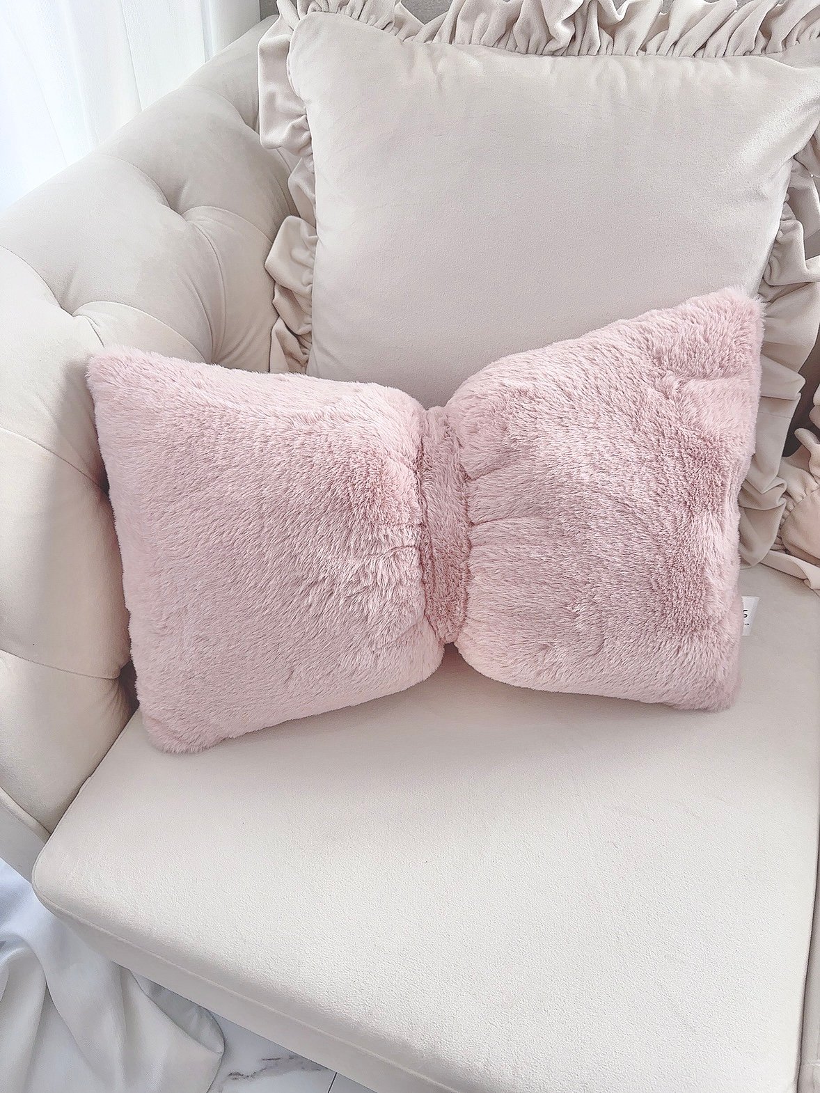 もちふわリボンクッション | LARME de LAPIN（ラルムドラパン）