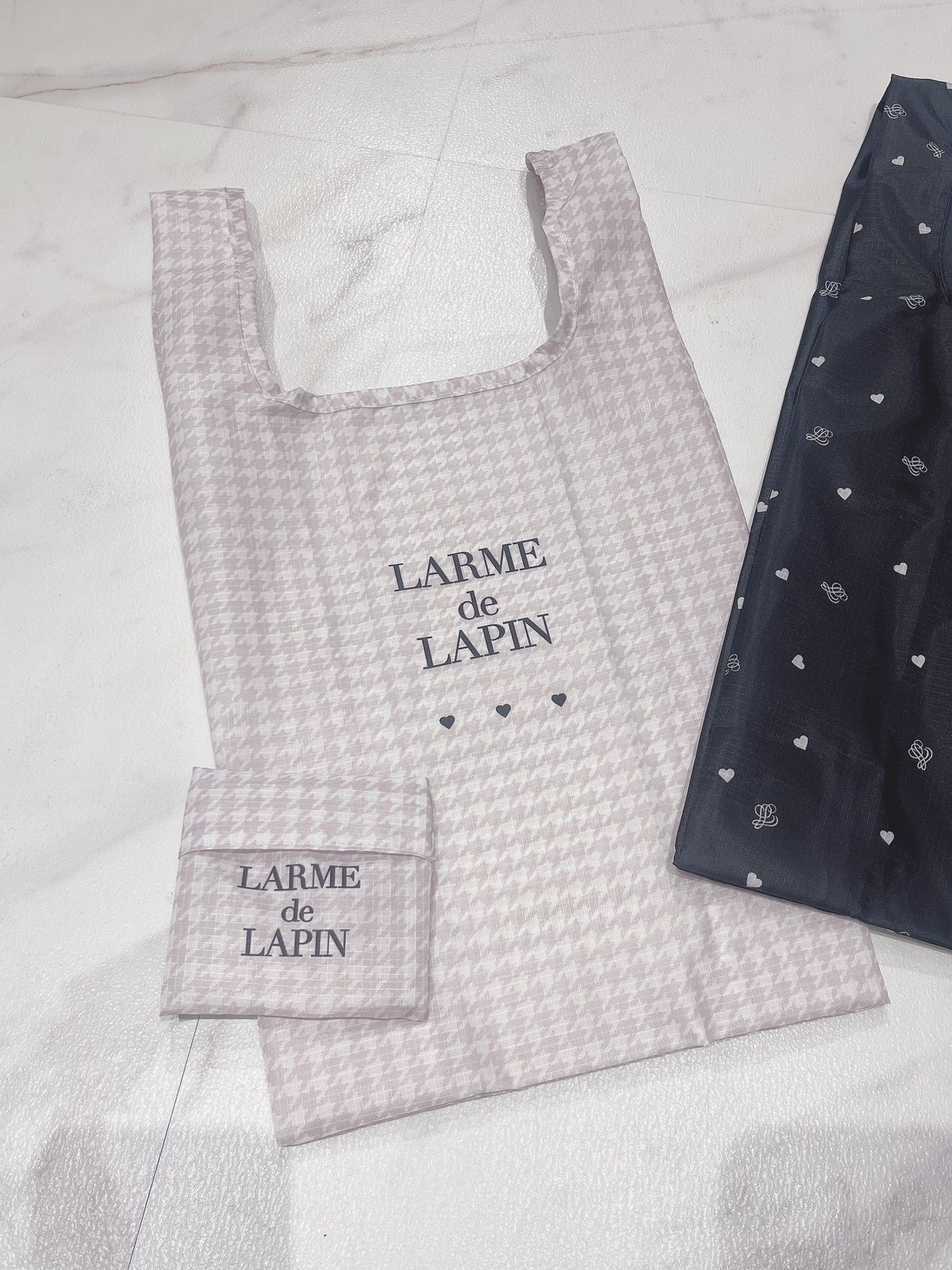 千鳥柄エコバッグ | LARME de LAPIN(ラルムドラパン) 千鳥柄エコバッグ | LARME de LAPIN(ラルムドラパン)