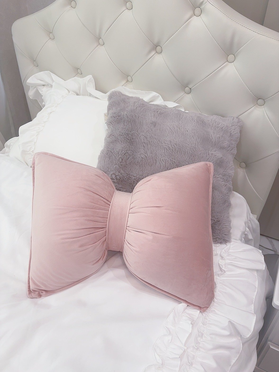 ベルベットリボンクッション | LARME de LAPIN（ラルムドラパン）