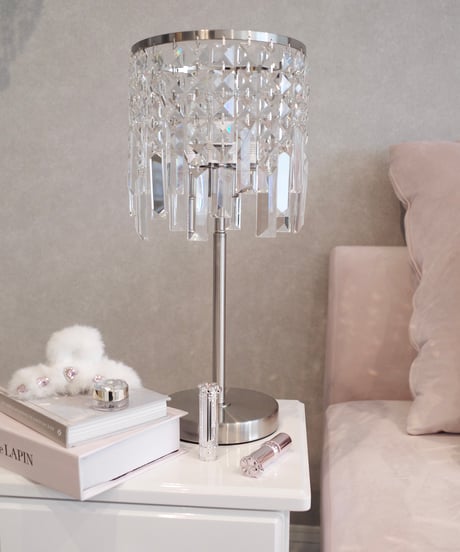 クリスタルガラステーブルランプ