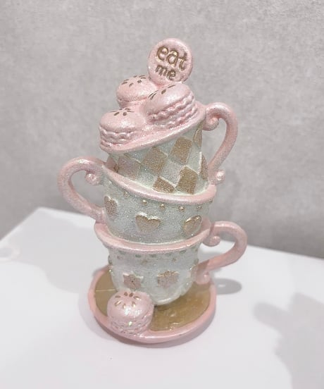 パステルティーカップオブジェ