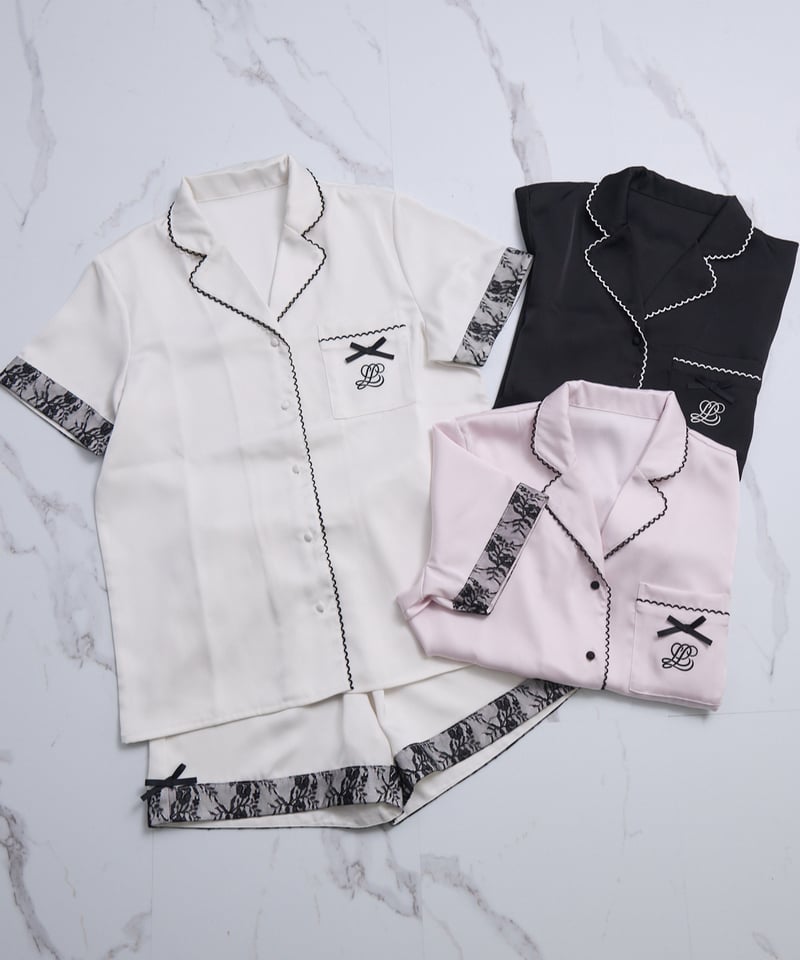 GQ1346◇Reminiscence : ヴィンテージ ロゴ刺繍 サテン GQ1346◇Reminiscence : ヴィンテージ ロゴ刺繍 サテン GQ1346