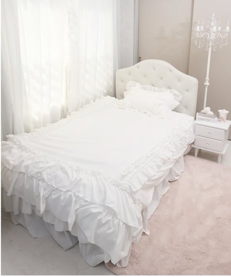 オリジナルフリルベッドカバー