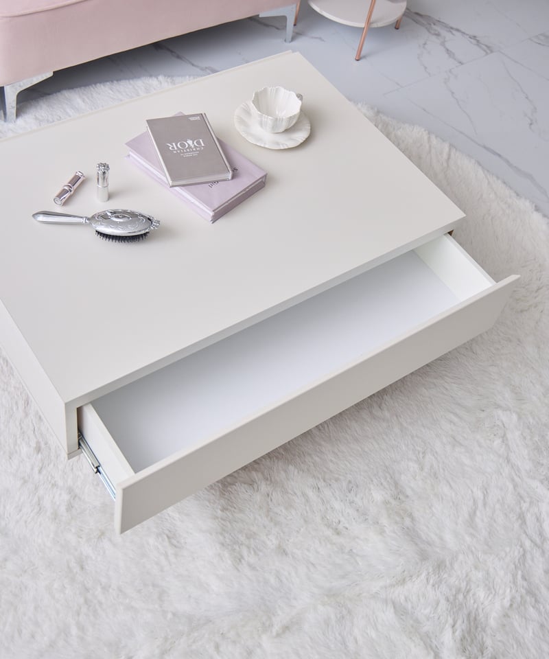 送料無料】ホワイトセンターテーブル | LARME de LAPIN