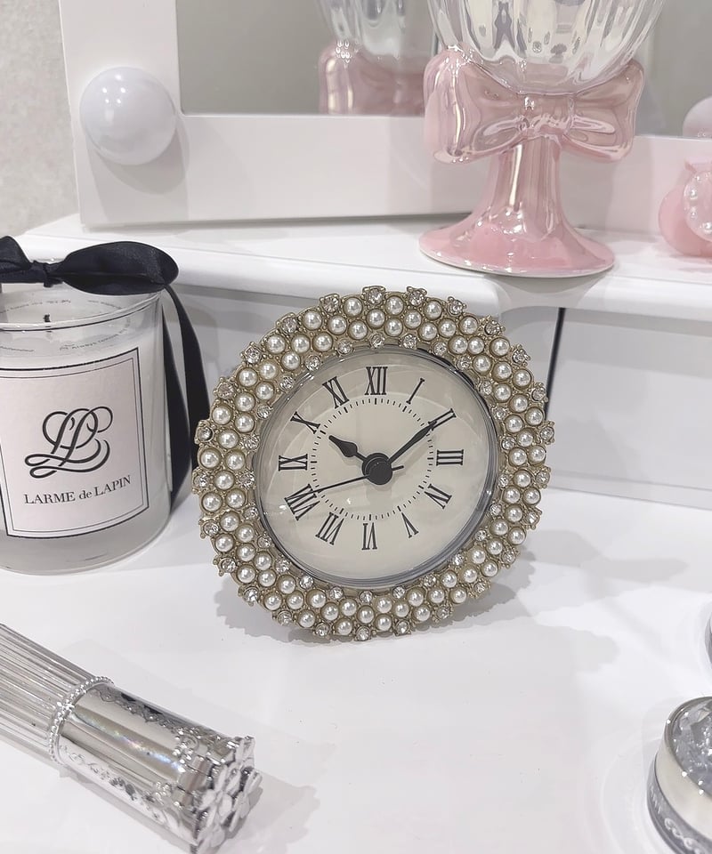 Rosier クリスタルハート置き時計 Rosier クリスタルハート置き時計 【公式通販】