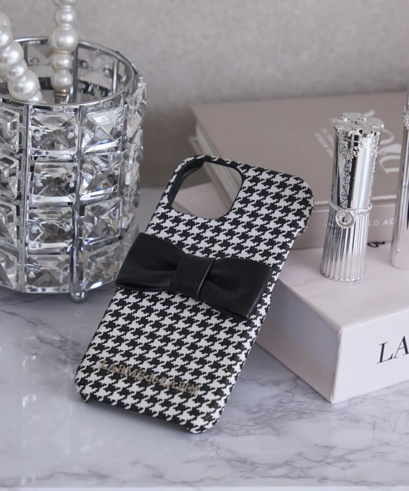 千鳥柄リボンiphoneケース | LARME de LAPIN（ラルムドラパン）