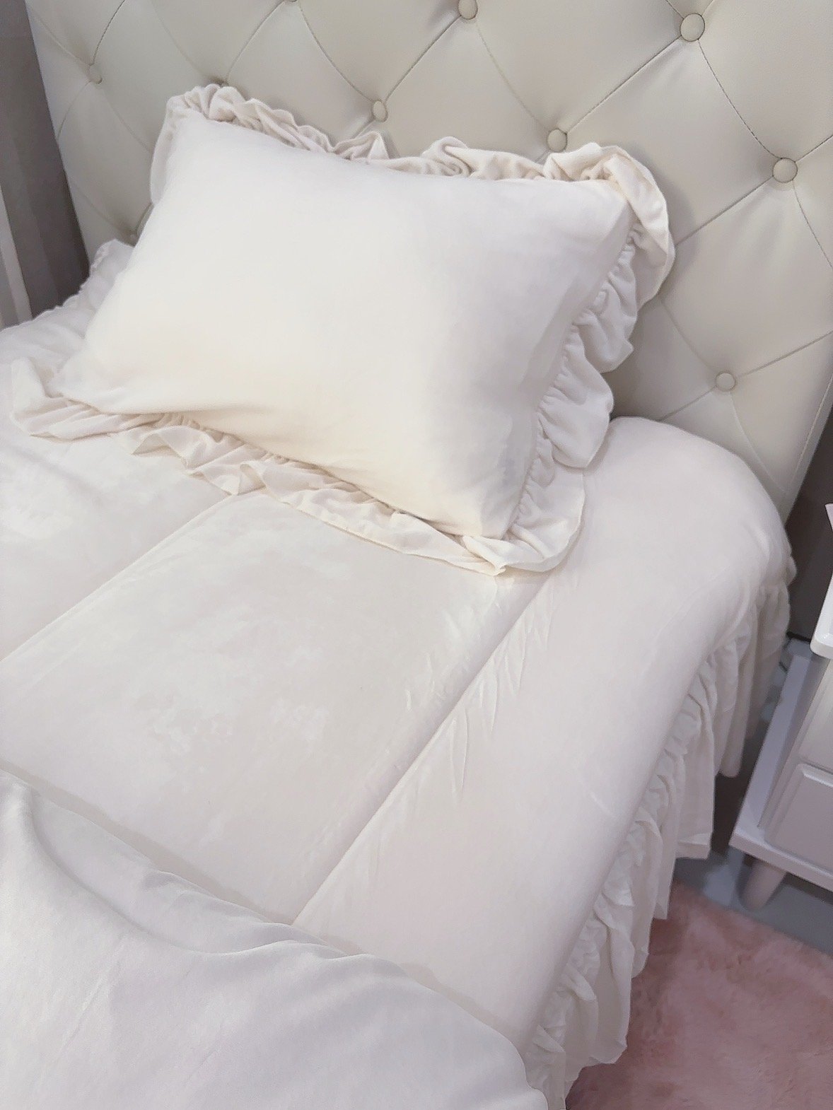 ふわとろフリル寝具カバー | LARME de LAPIN（ラルムドラパン）