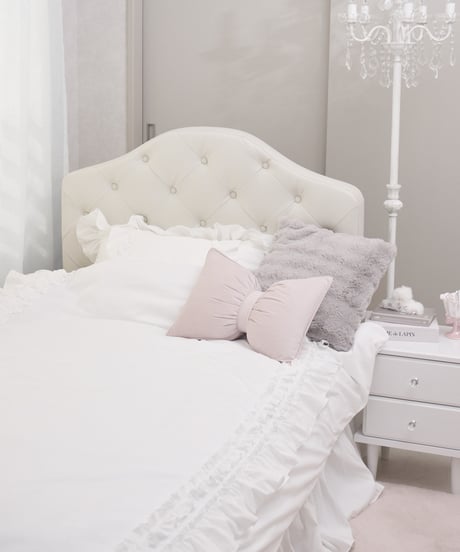 【送料無料】キルティングレザーベッド