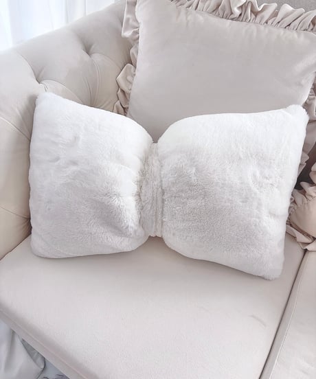 もちふわリボンクッション