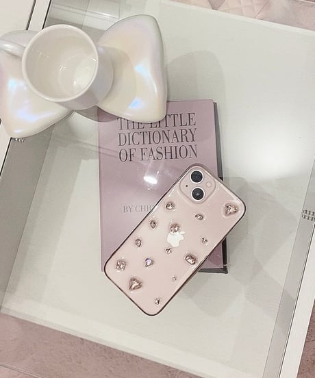 ハートストーンクリアiphoneケース