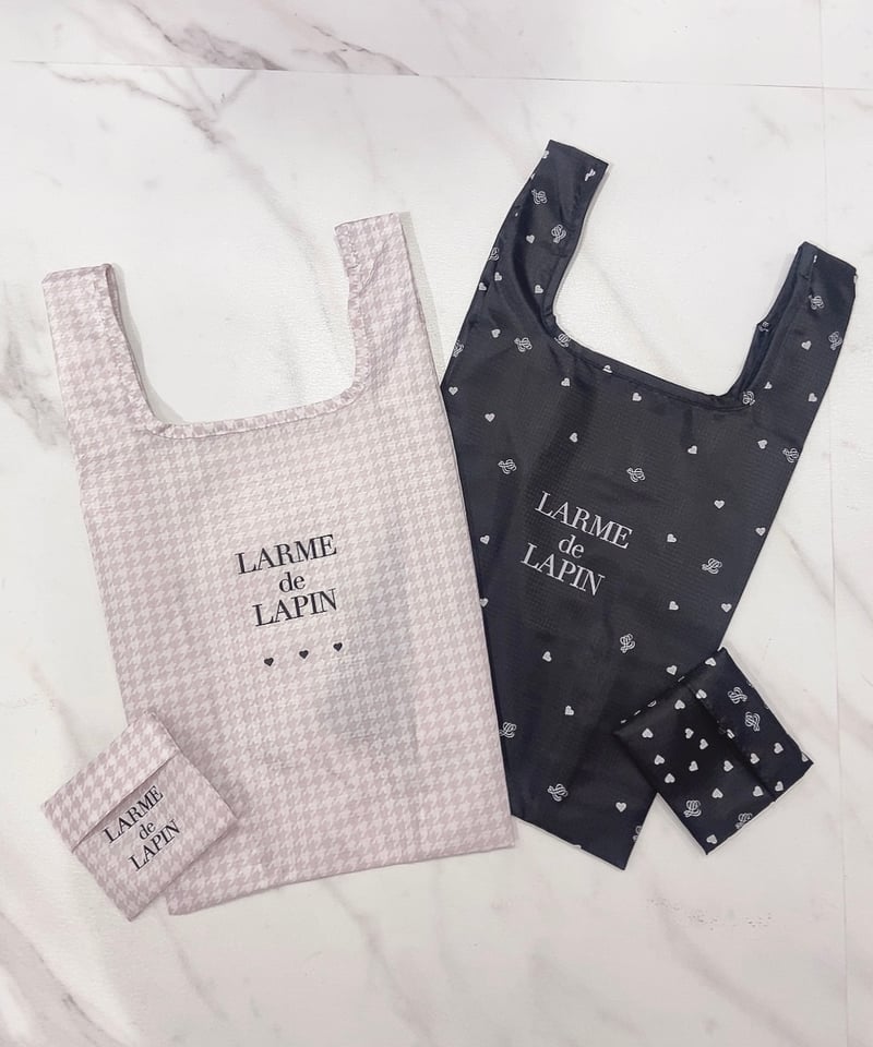 ロゴハート柄エコバッグ | LARME de LAPIN（ラルムドラパン）