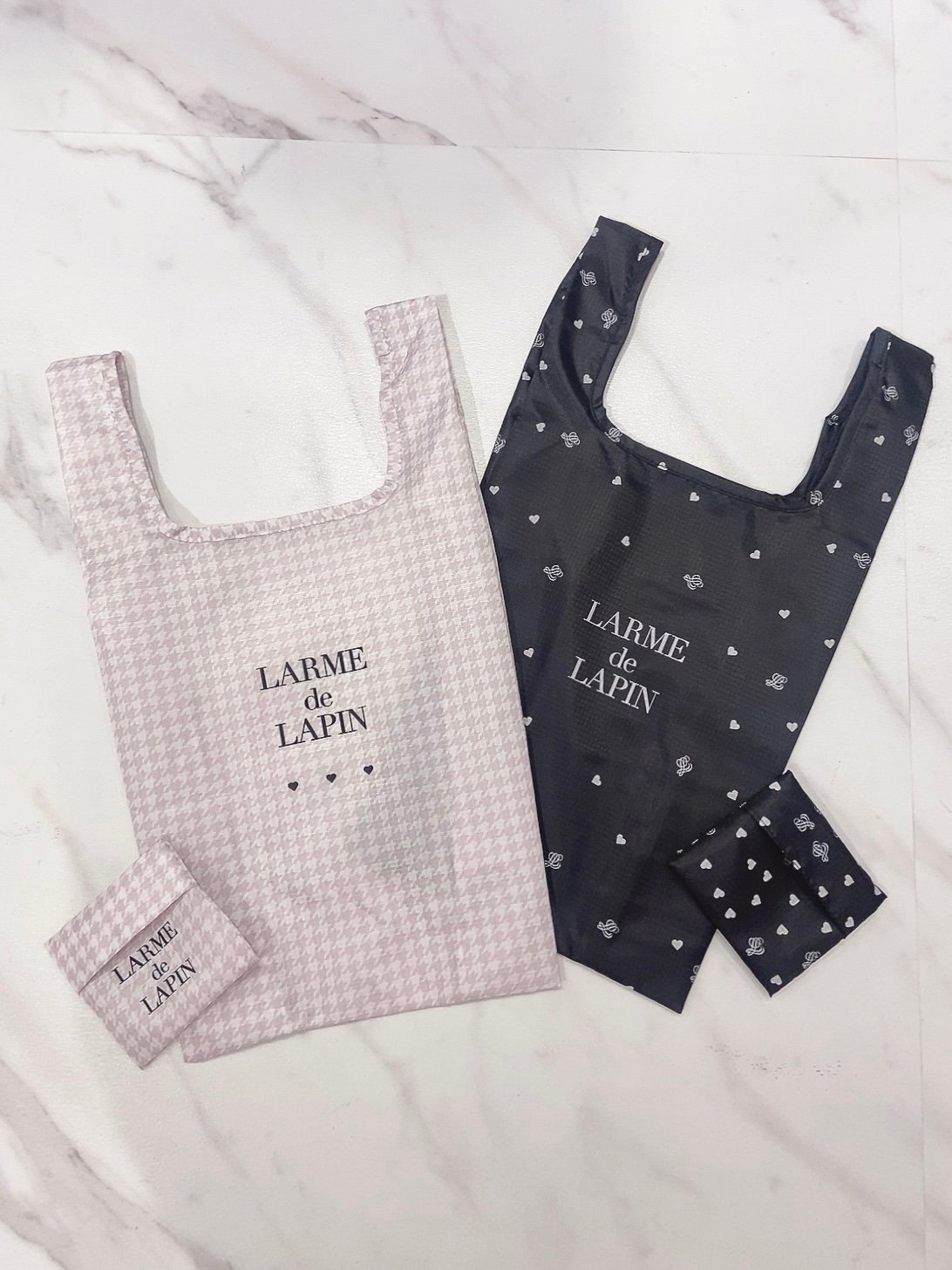 ロゴハート柄エコバッグ | LARME de LAPIN（ラルムドラパン）