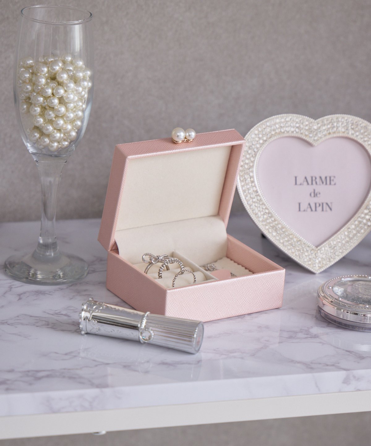 パールビジュージュエリーボックス | LARME de LAPIN