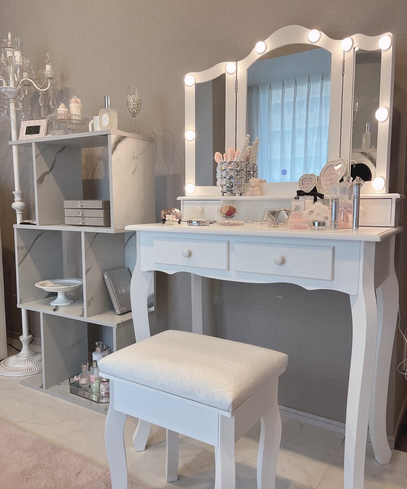 プリンセスドレッサー LGBUTOE 70程度A ホワイト