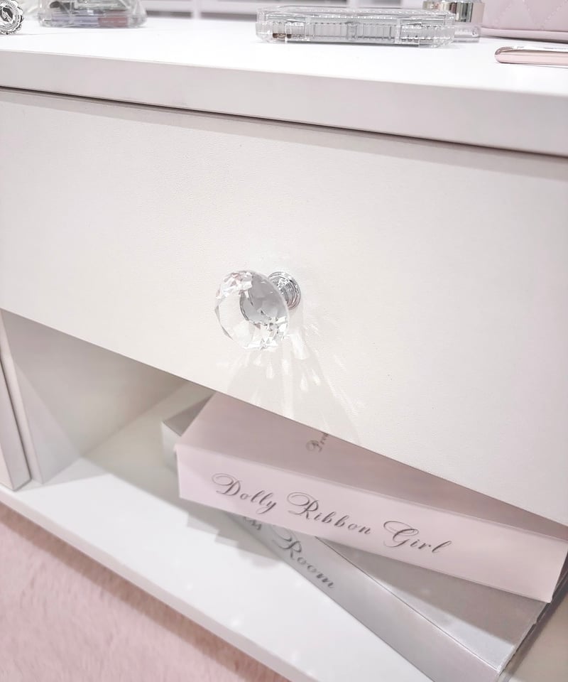 クリスタル2wayドレッサーテーブル | LARME de LAPIN（ラルムドラパン）