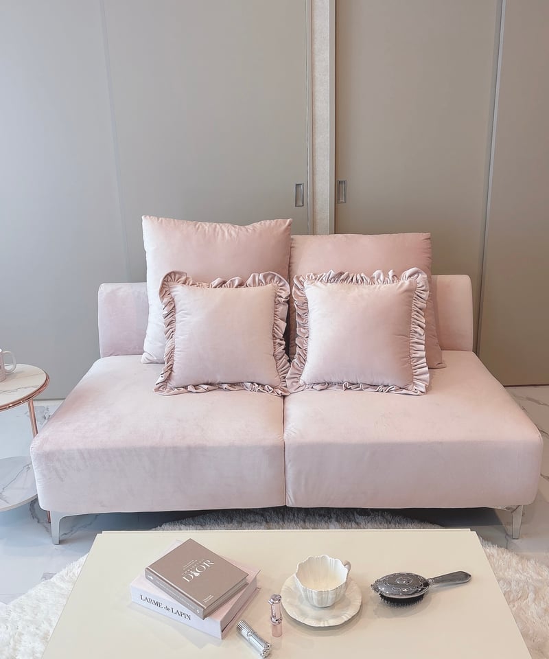 ベルベットアームレスソファ | LARME de LAPIN（ラルムドラパン）