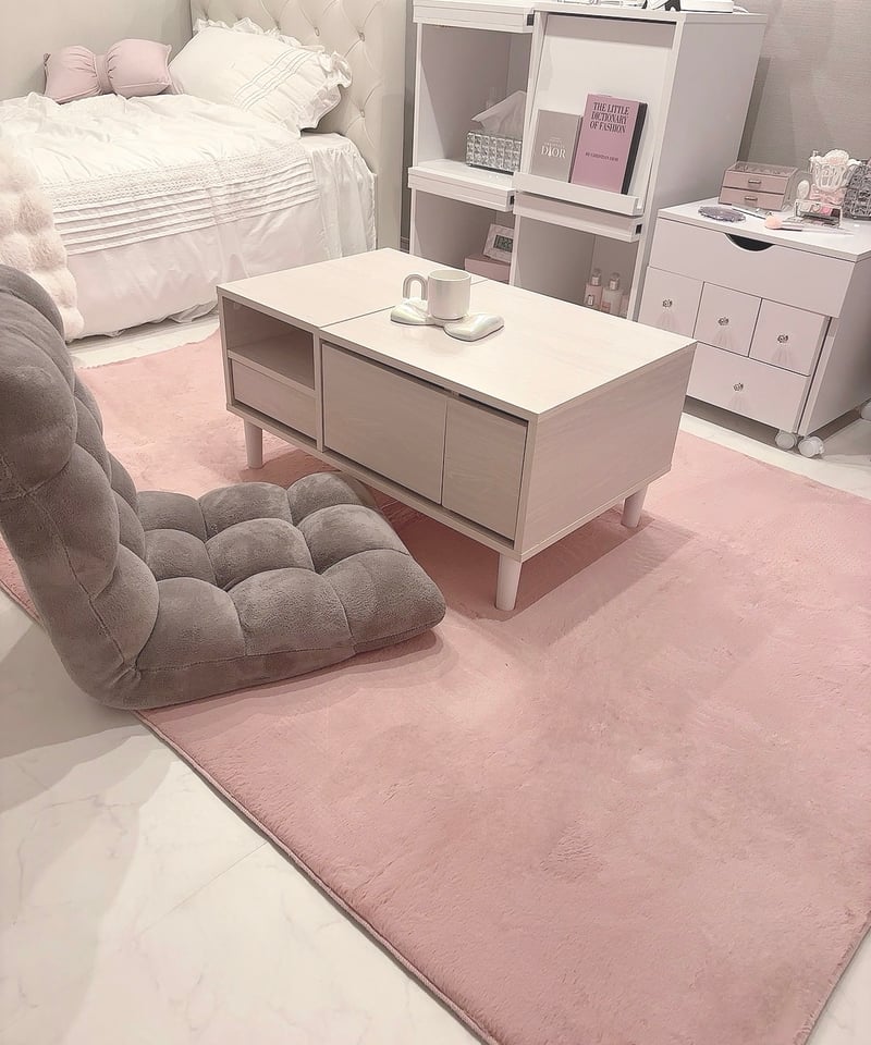 ラグ・カーペット rima 送料無料】ラビットファーカーペット | LARME de LAPIN