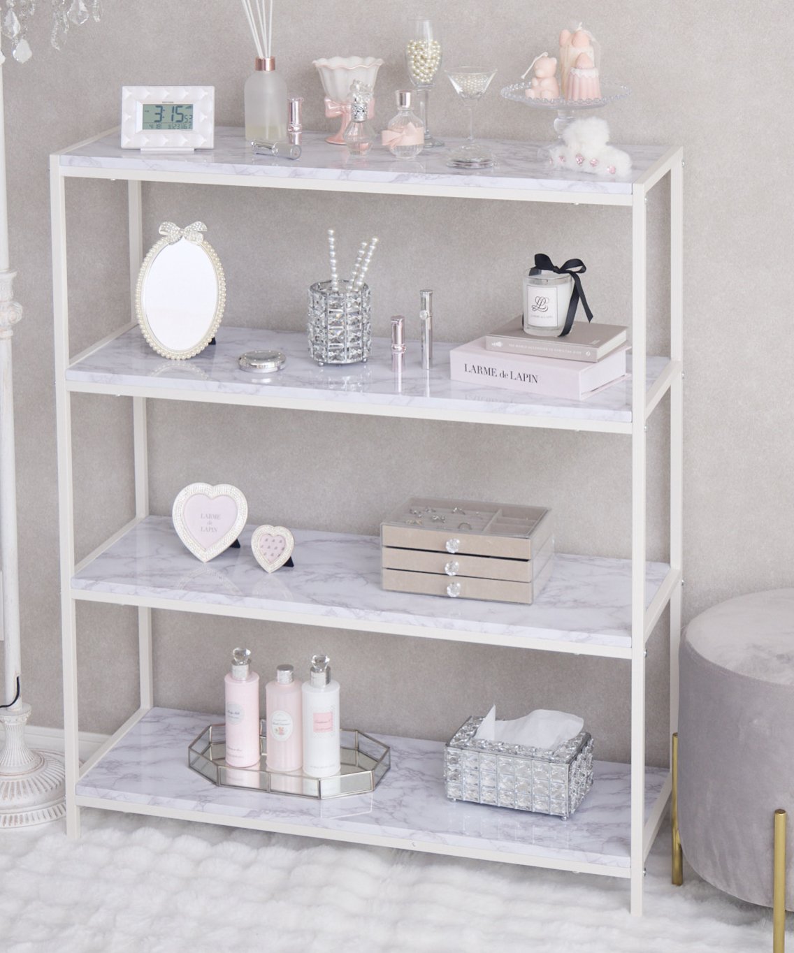 送料無料】大理石調ディスプレイラック | LARME de LAPIN