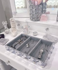 クリスタルアクセサリートレー