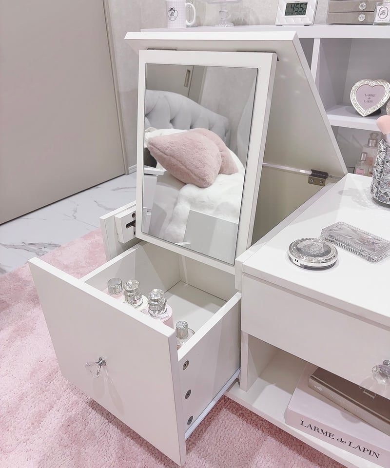 送料無料】クリスタル2wayドレッサーテーブル | LARME de LAPIN