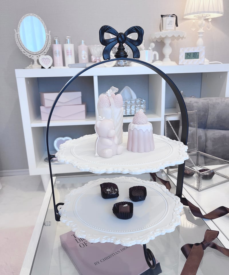 2段リボンアクセサリースタンド | LARME de LAPIN（ラルムドラパン）