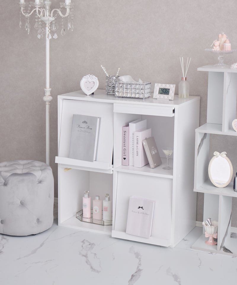 ホワイトフラップシェルフ | LARME de LAPIN（ラルムドラパン）