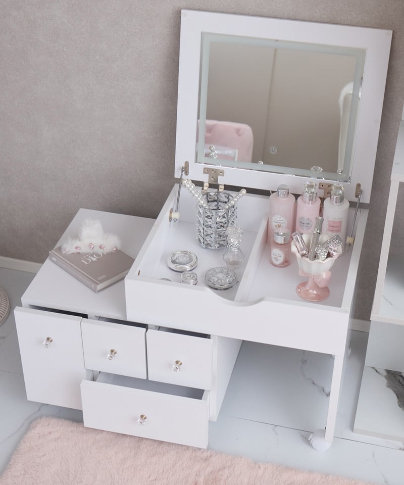 送料無料】ライト付き3wayコスメドレッサー | LARME de LAPIN